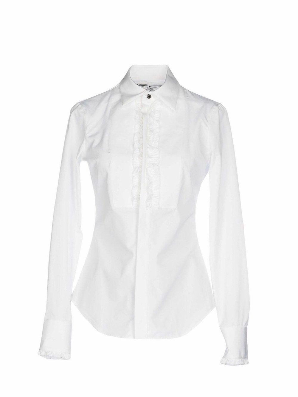 DSQUARED 2
Shirts
4 (US) - White Ruffle-Front Women's Shirt